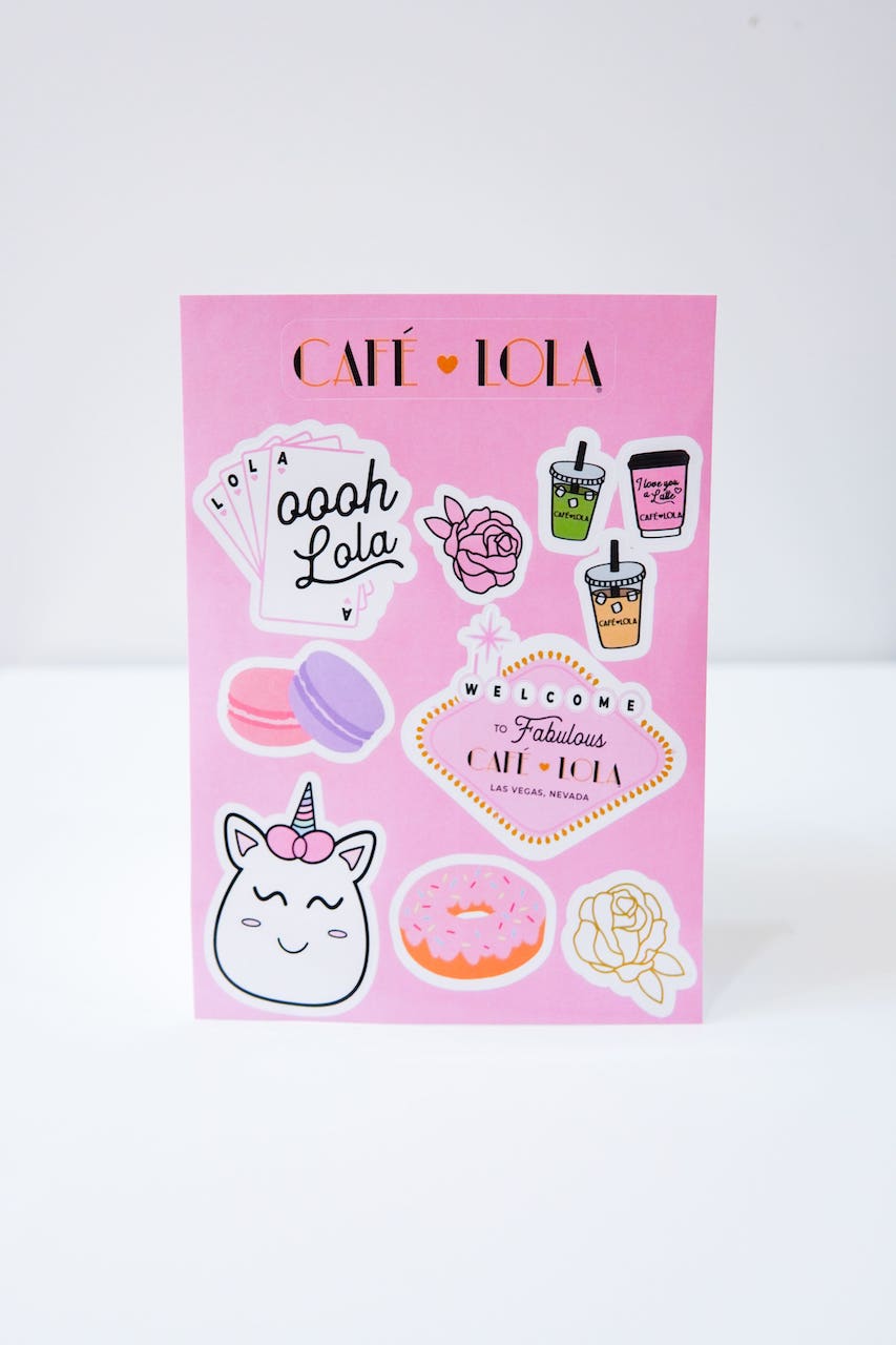 Café Lola Sticker Sheet